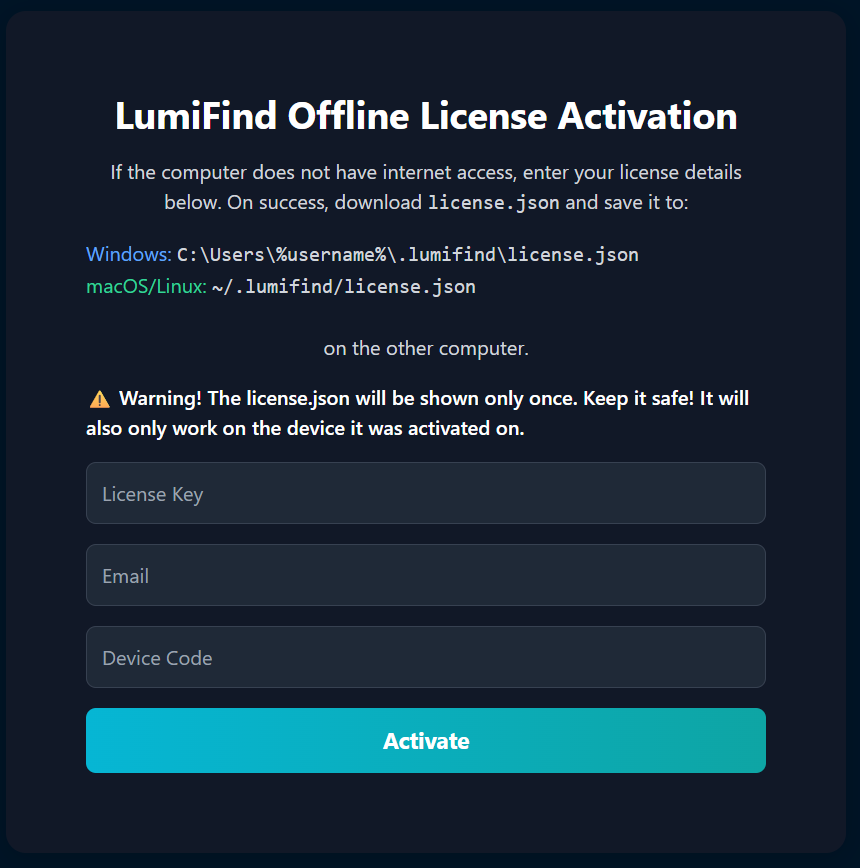 License Manager | MIDILLI Documentation