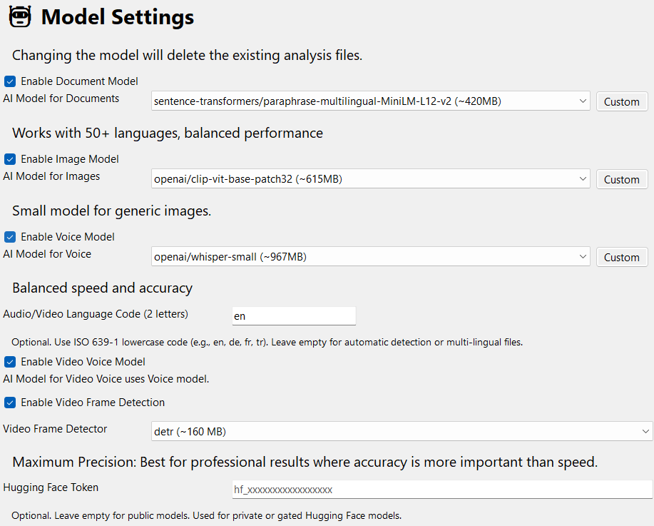 Settings | MIDILLI Documentation