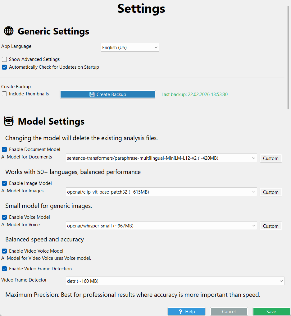 Settings | MIDILLI Documentation